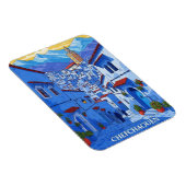 Reise nach Chefchaouen Marokko Magnet (Rechte Seite)