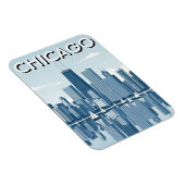 Reise nach Chicago Illinois Magnet (Rechte Seite)