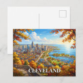 Reise nach Cleveland Ohio Postkarte (Vorne/Hinten)