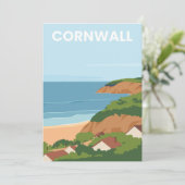 Reise nach Cornwall Einladung (Stehend Vorderseite)