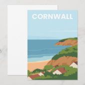Reise nach Cornwall Einladung (Vorne/Hinten)