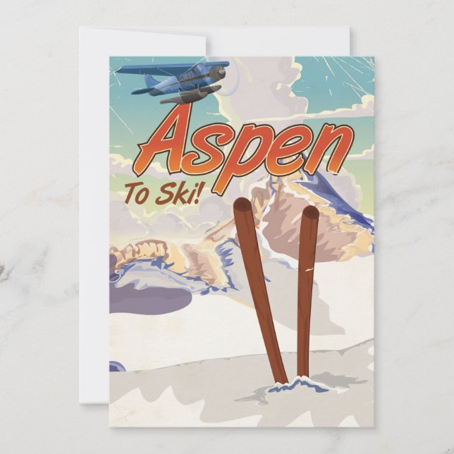 Reise nach Dänemark Cartoon Besuch Reiseplakat (Vorderseite)