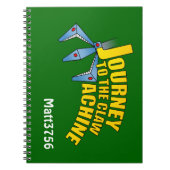 Reise nach dem Greifer-Notizbuch Notizblock (Vorderseite)