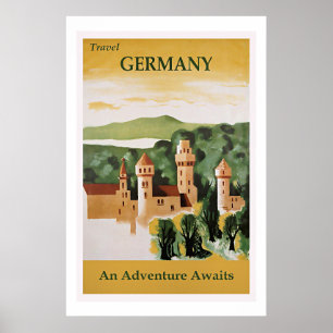 Reise nach Deutschland, ein Abenteuer wartet, Poster