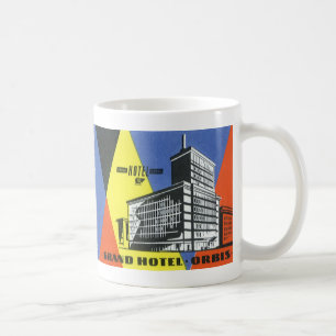 Reise nach Europa im Vintage-Stil, Warschau (Warsz Kaffeetasse
