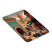 Reise nach Fes Marokko Magnet (Rechte Seite)