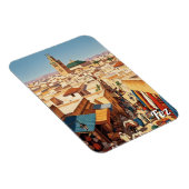 Reise nach Fes Marokko Magnet (Rechte Seite)