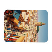 Reise nach Fes Marokko Magnet (Horizontal)