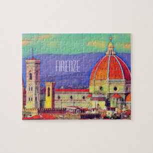 Reise nach Florenz Firenze Italien Kirche Duomo im Puzzle