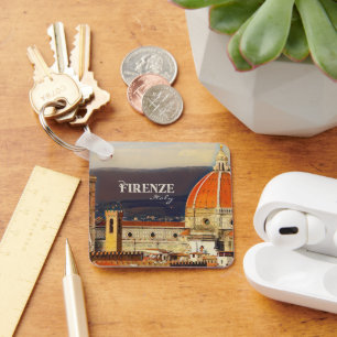 Reise nach Florenz Firenze Italien Kirche Duomo im Schlüsselanhänger