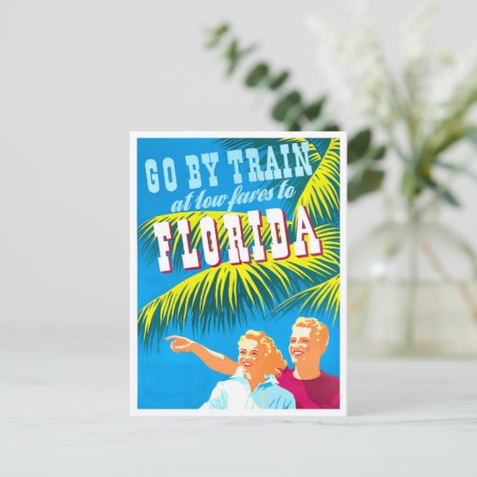 Reise nach Florida Postkarte (Stehend Vorderseite)
