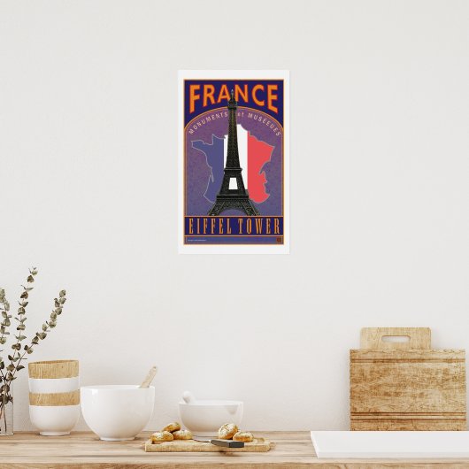 REISE nach Frankreich Poster (Küche)