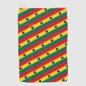 Reise nach Ghana / Ghana / Urlaub / Sportfans Golfhandtuch (Vorderseite)