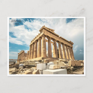 Reise nach Griechenland Athen Grèce Tourismus im V Postkarte