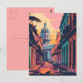 Reise nach Havanna Postkarte (Vorne/Hinten)