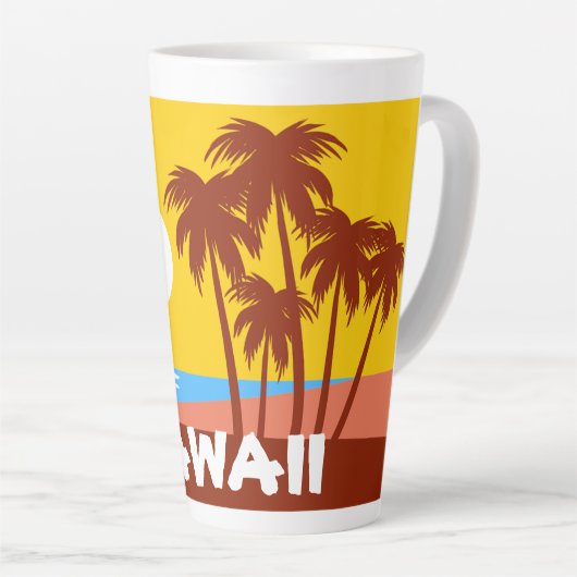 Reise nach Hawaii Milchtasse (Rechte Ecke)