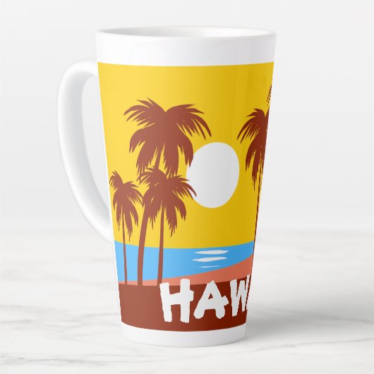Reise nach Hawaii Milchtasse (Linke Ecke)