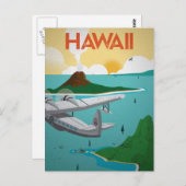 Reise nach Hawaii Postkarte (Vorne/Hinten)