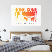 Reise nach Hong Kong Leinwanddruck (Insitu (Schlafzimmer))