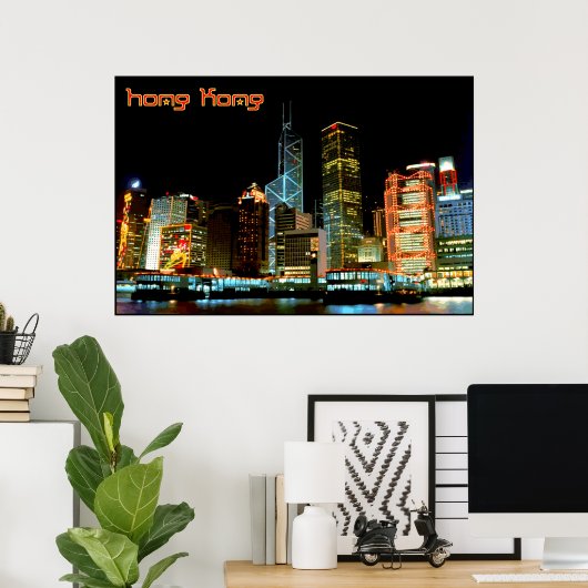Reise nach Hong Kong Poster (Heimbüro)