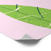 Reise nach Indonesien Affen Urlaub Vintage Poster (Ecke)