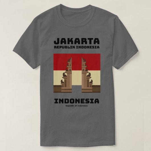 Reise nach Indonesien T-Shirt (Design vorne)