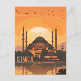 Reise nach Istanbul Postkarte