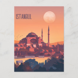 Reise nach Istanbul Postkarte