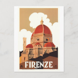 Reise nach Italien im Stil vergangener Zeiten, Flo Postkarte
