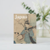 Reise nach Japan - Geisha Postkarte (Stehend Vorderseite)