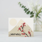 Reise nach Japan Postkarte (Stehend Vorderseite)