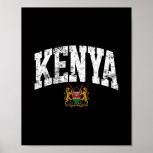 Reise nach Kenia Urlaub Kenia Zuhause Kenia Freund Poster