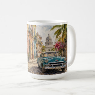 Reise nach Kuba - Grüße aus Havanna Vintage Kaffeetasse