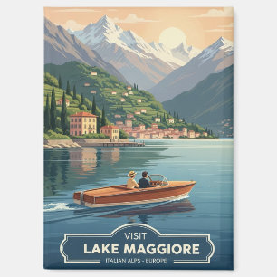 Reise nach Lago Maggiore Italien Magnet