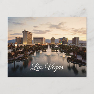 Reise nach Las Vegas Nevada Postkarte