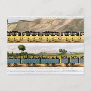 Reise nach Liverpool und Manchester 2 Postkarte