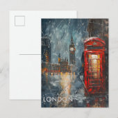 Reise nach London Postkarte (Vorne/Hinten)