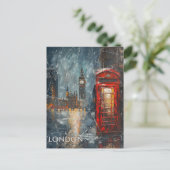 Reise nach London Postkarte (Stehend Vorderseite)