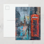 Reise nach London Postkarte (Vorne/Hinten)