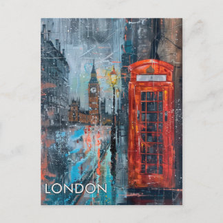 Reise nach London Postkarte