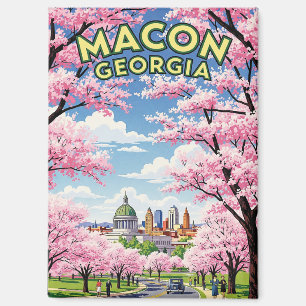 Reise nach Macon Georgia Magnet