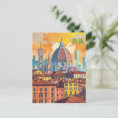 Reise nach Mailand Postkarte (Stehend Vorderseite)