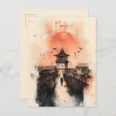 Reise nach Manila Philippinen Postkarte (Vorne/Hinten)