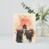 Reise nach Manila Philippinen Postkarte (Stehend Vorderseite)