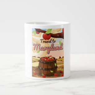 Reise nach Maryland Reiseplakat Jumbo-Tasse