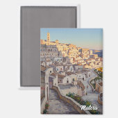 Reise nach Matera Italien Magnet (Vorderseite/Rückseite)