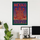 REISE NACH Mexiko Poster (Heimbüro)