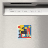 Reise nach Miami Florida Magnet (In Situ (Geschirrspüler))