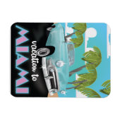 Reise nach Miami Reiseplakat Magnet (Horizontal)