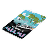Reise nach Miami Reiseplakat Magnet (Linke Seite)